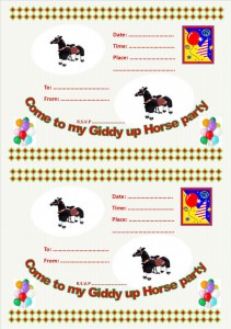 Giddy up horse invitation jpg